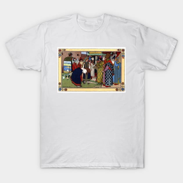 Vasilisa the Beautiful and the King - Ivan Bilibin T-Shirt by forgottenbeauty